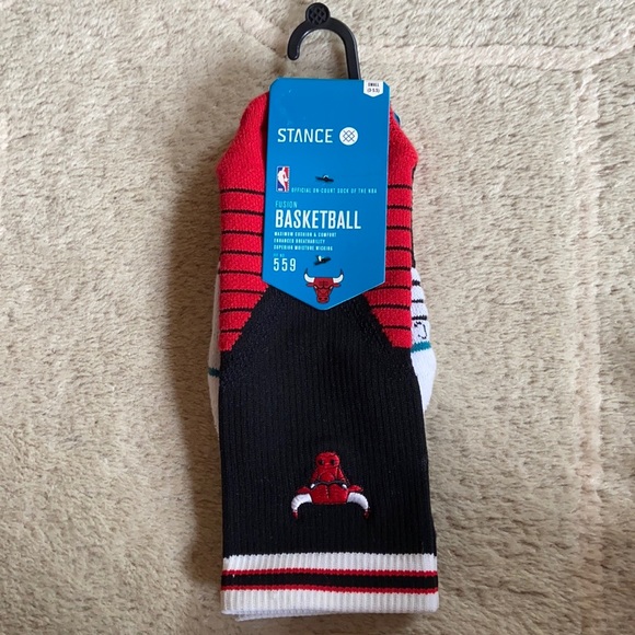 Stance Fusion Basketball Chicago Bulls Socks
